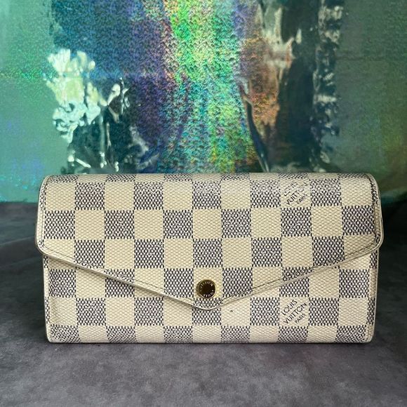 Louis Vuitton Handbags - 25 Louis Vuitton Damier Azur Sarah Long Zip Wallet